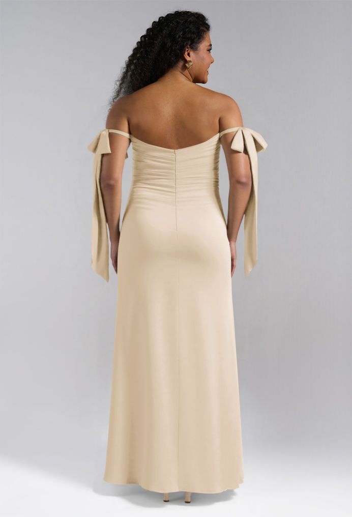 AW Shauna Satin Charmeuse Bridesmaid Dresses image4