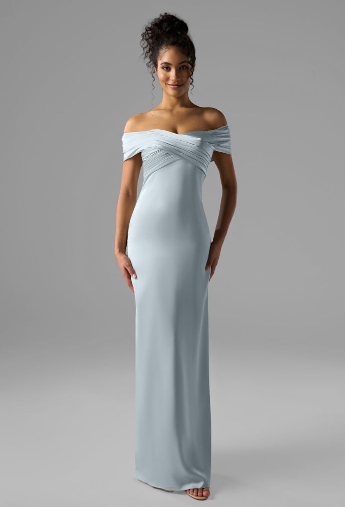 AW Meghan Satin Charmeuse Bridesmaid Dresses image1