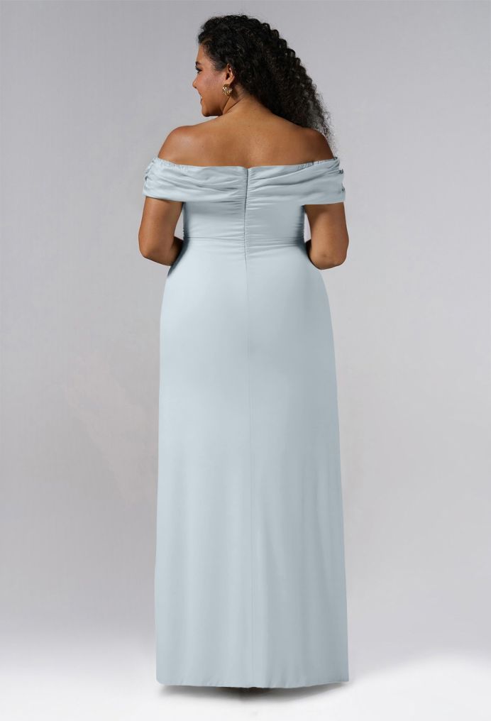 AW Meghan Satin Charmeuse Bridesmaid Dresses image4
