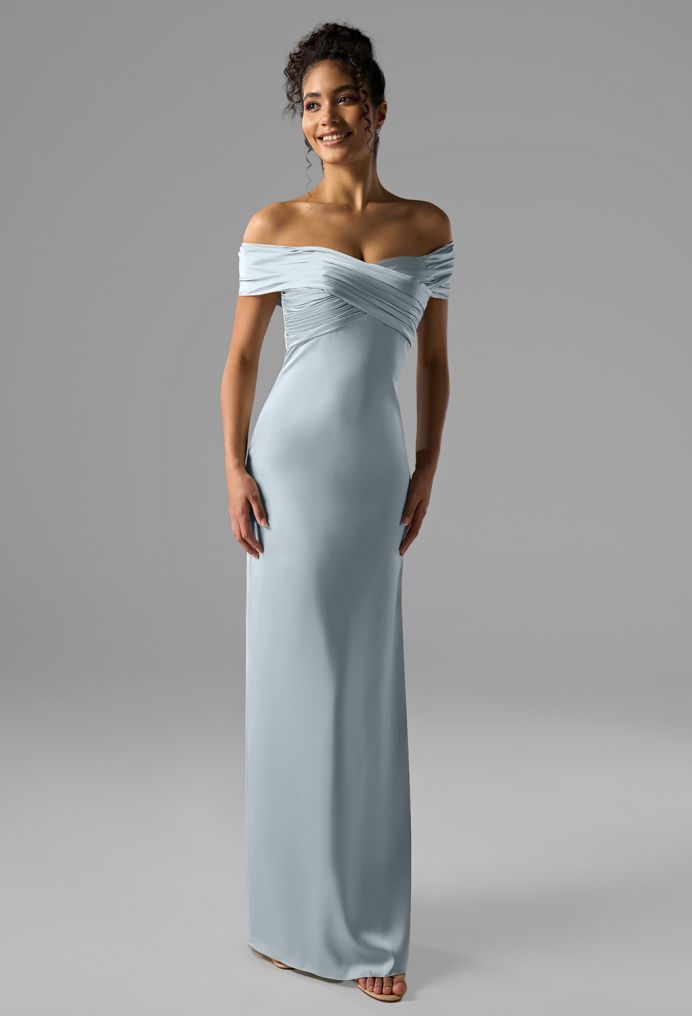 AW Meghan Satin Charmeuse Bridesmaid Dresses image6
