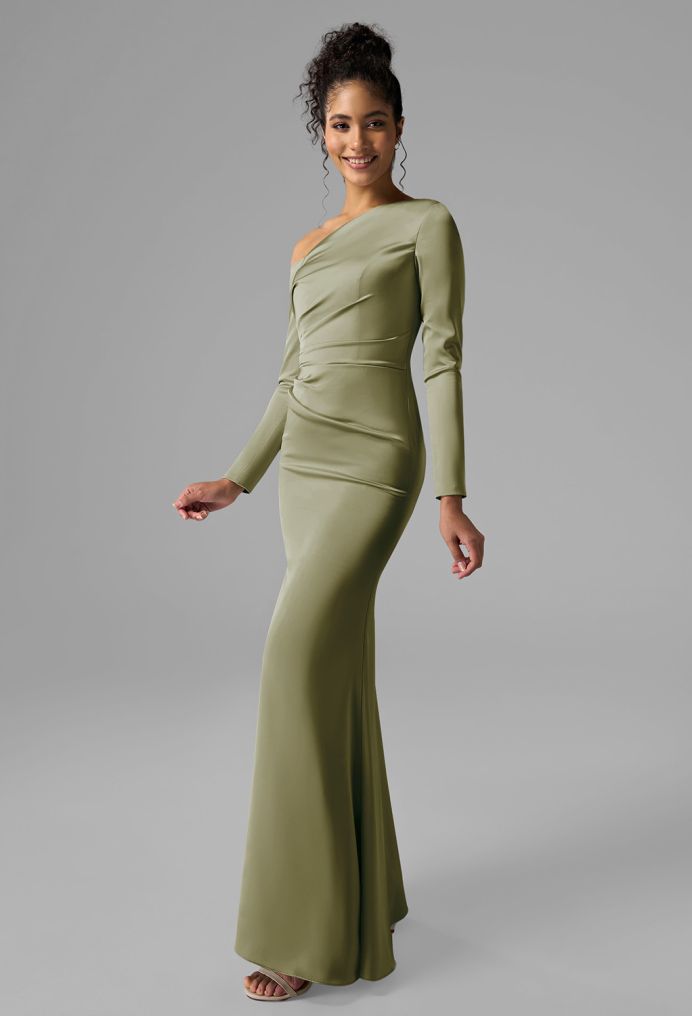 AW Anya Satin Charmeuse Bridesmaid Dresses image3