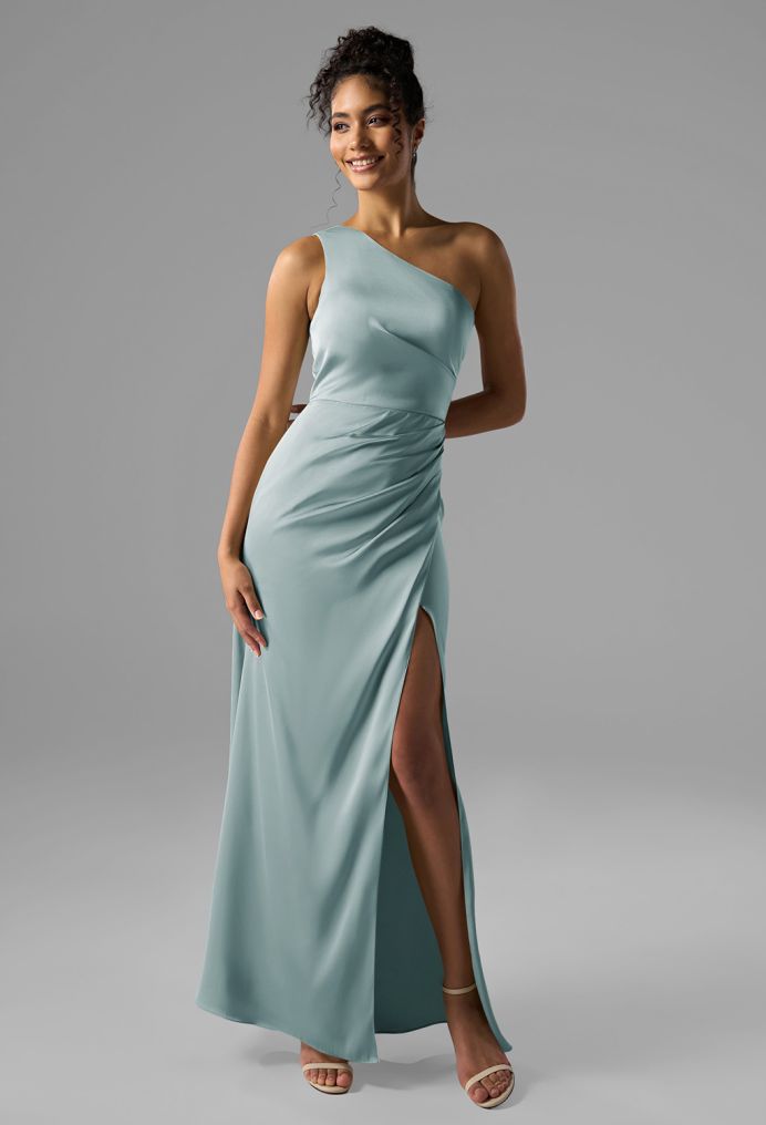 AW Benedict Satin Charmeuse Bridesmaid Dresses image1