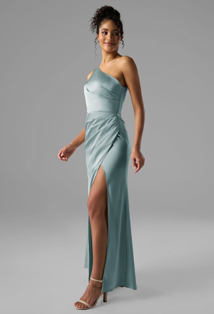 AW Benedict Satin Charmeuse Bridesmaid Dresses image4