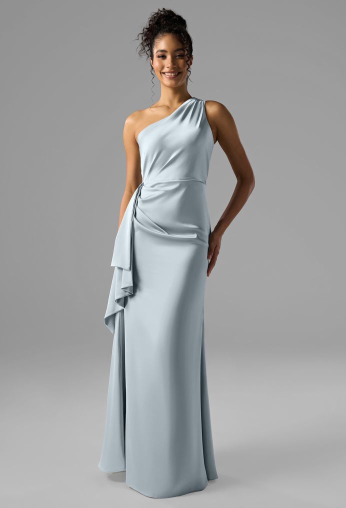 AW Leighton Satin Charmeuse Bridesmaid Dresses image1