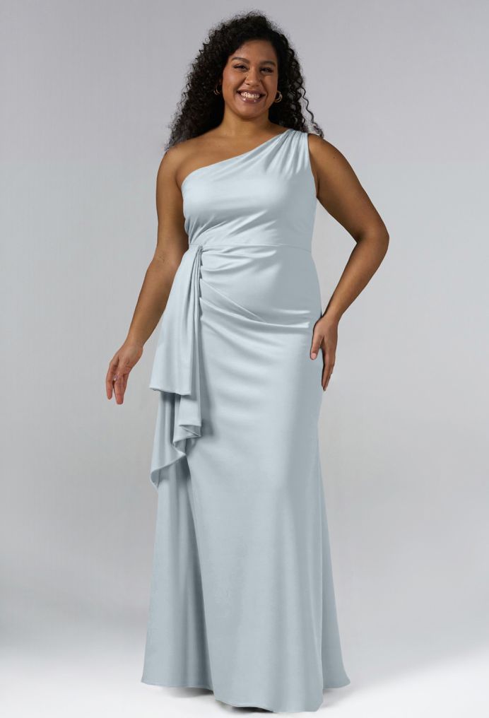 AW Leighton Satin Charmeuse Bridesmaid Dresses image2