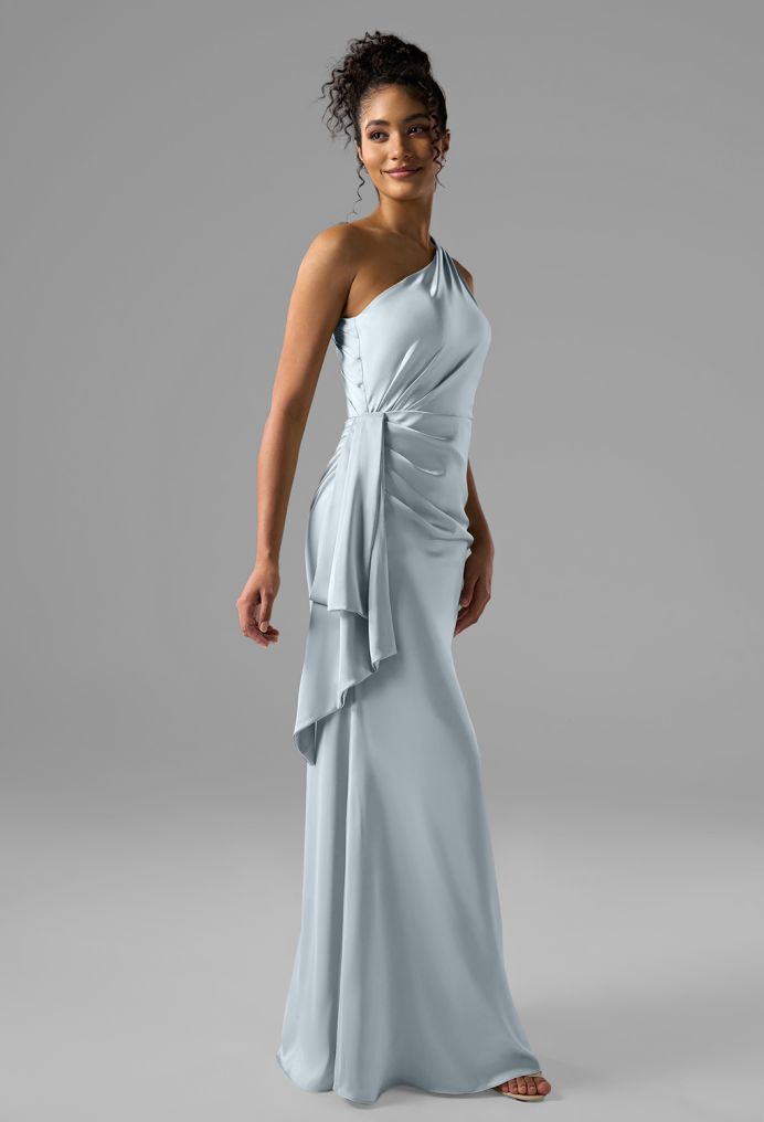 AW Leighton Satin Charmeuse Bridesmaid Dresses image6