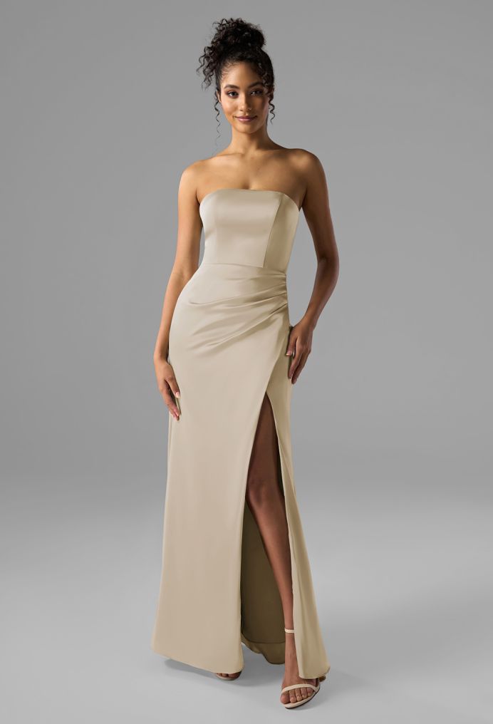 AW Syeda Satin Charmeuse Bridesmaid Dresses image1