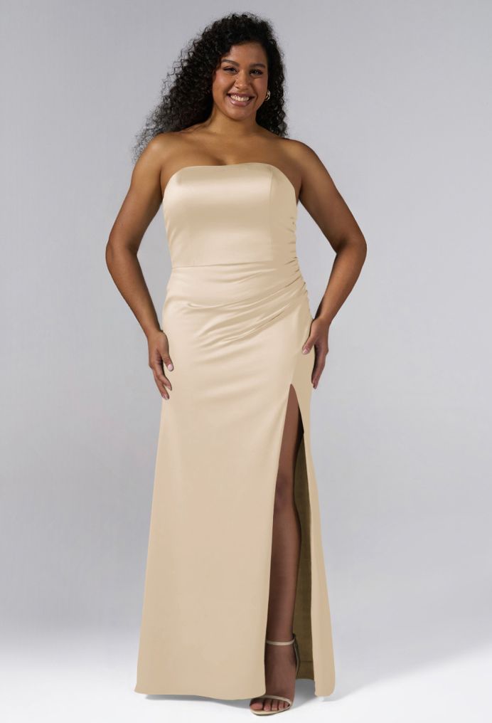AW Syeda Satin Charmeuse Bridesmaid Dresses image2