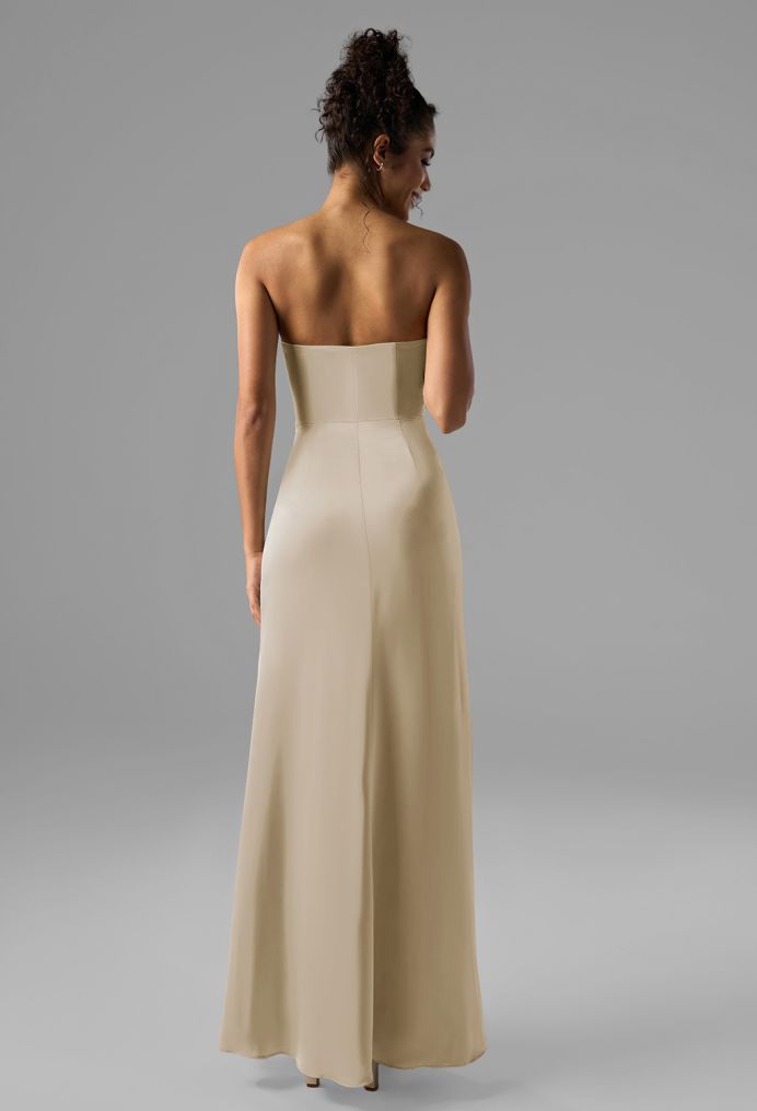 AW Syeda Satin Charmeuse Bridesmaid Dresses image3