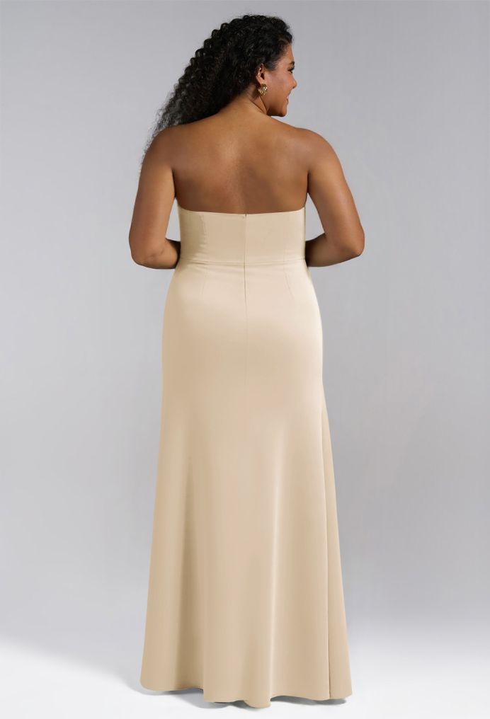 AW Syeda Satin Charmeuse Bridesmaid Dresses image4