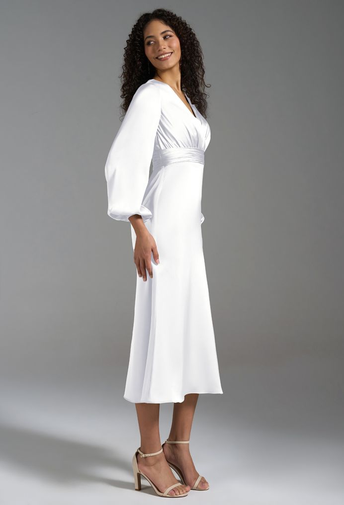 AW Robbie Satin Charmeuse Bridesmaid Dresses image4