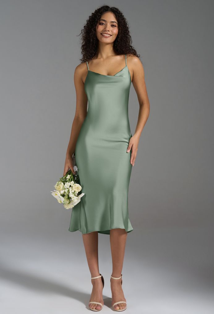 AW Alanna Satin Charmeuse Bridesmaid Dresses image1