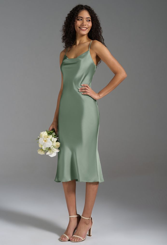 AW Alanna Satin Charmeuse Bridesmaid Dresses image3