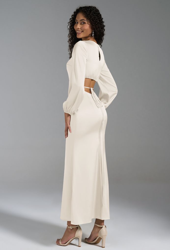 AW Aisha Satin Charmeuse Bridesmaid Dresses image4