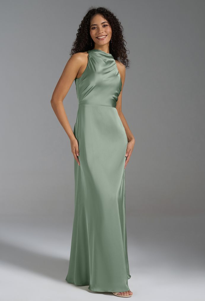 AW Xanthe Satin Charmeuse Bridesmaid Dresses image1