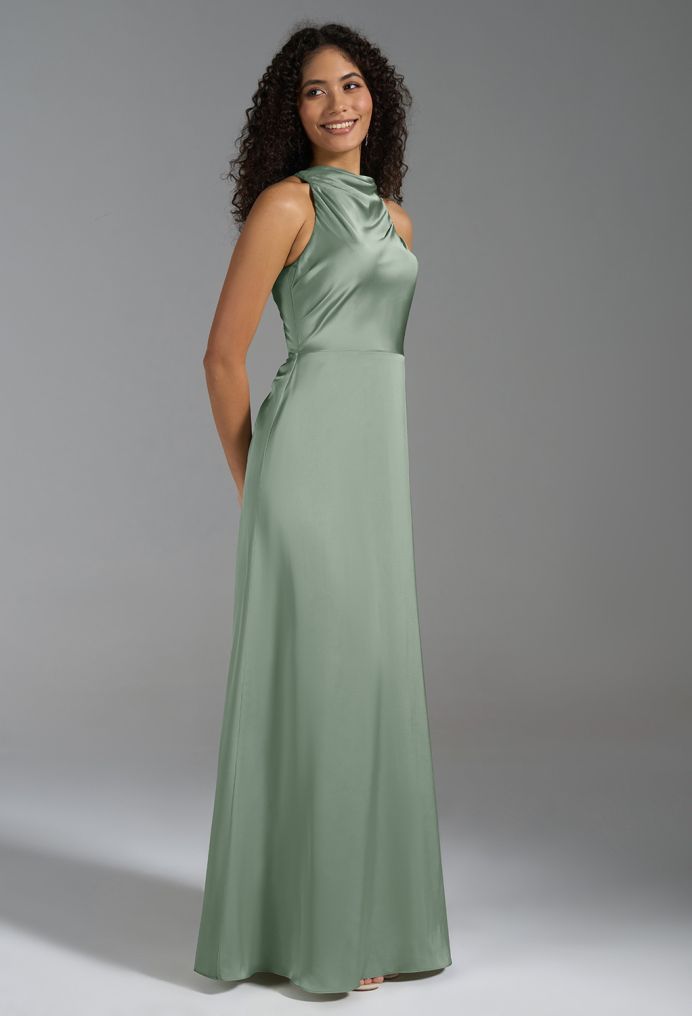 AW Xanthe Satin Charmeuse Bridesmaid Dresses image3