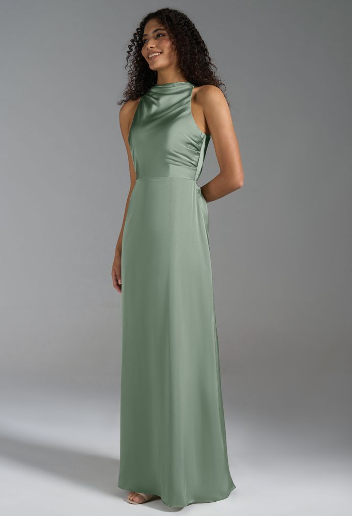 AW Xanthe Satin Charmeuse Bridesmaid Dresses image4
