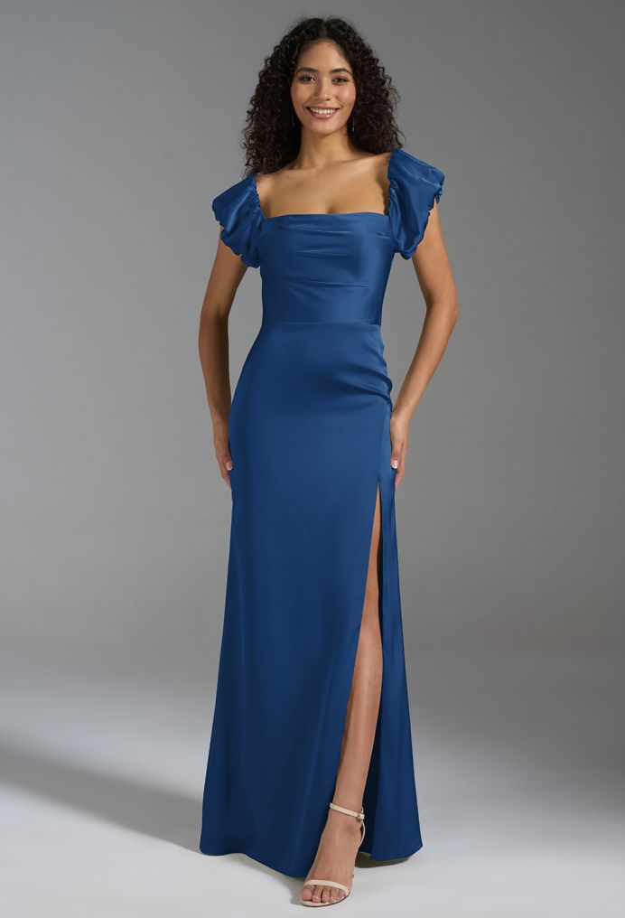 AW Samara Satin Charmeuse Bridesmaid Dresses image1