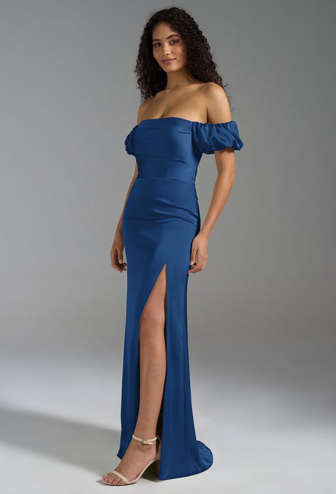 AW Samara Satin Charmeuse Bridesmaid Dresses image5