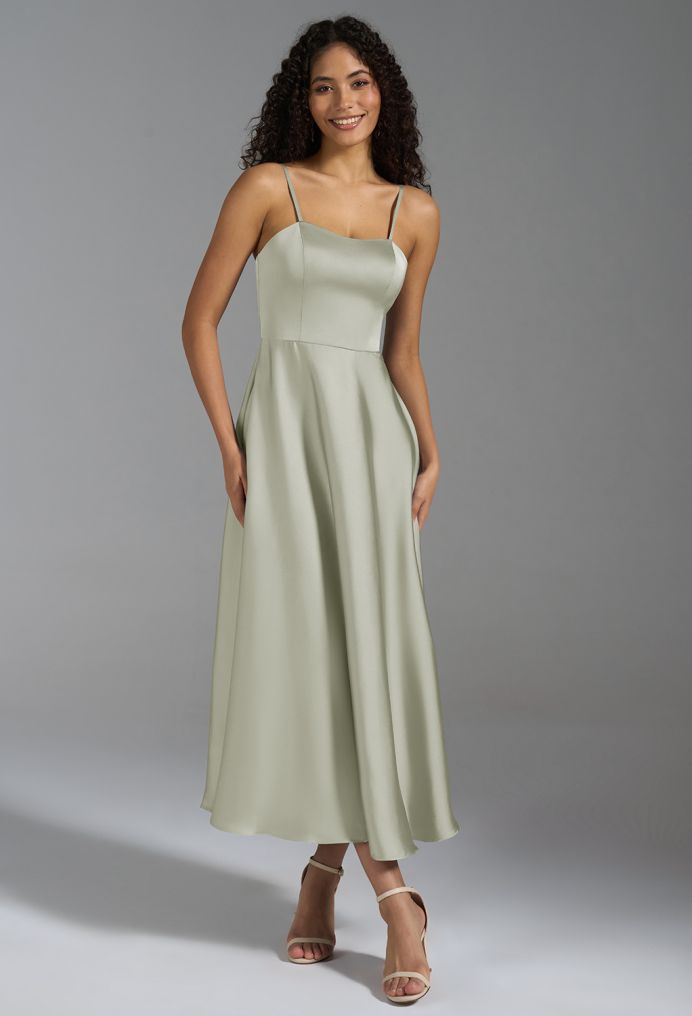 AW Lexi Satin Charmeuse Bridesmaid Dresses image3