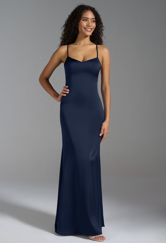 AW Shane Satin Charmeuse Bridesmaid Dresses image1
