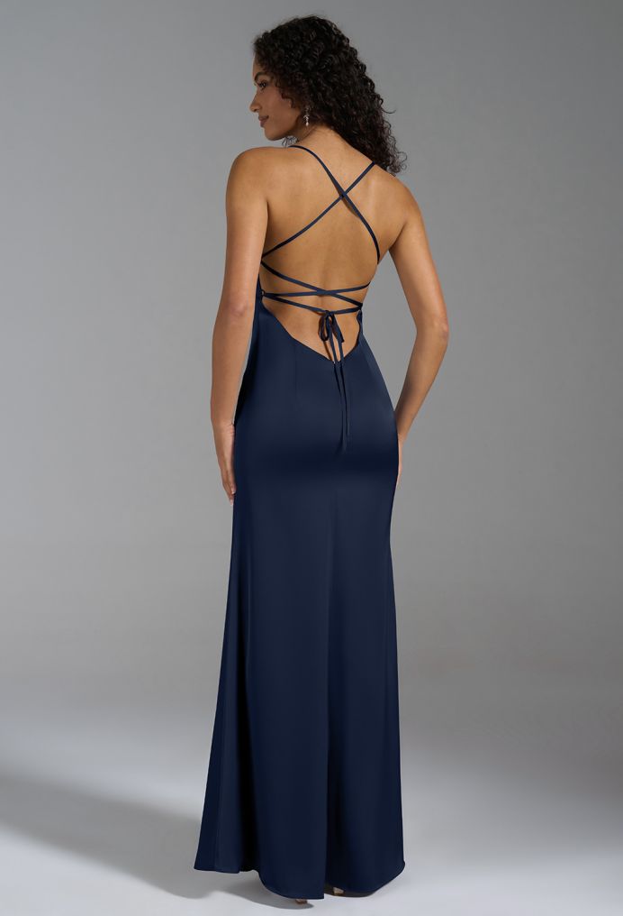 AW Shane Satin Charmeuse Bridesmaid Dresses image2
