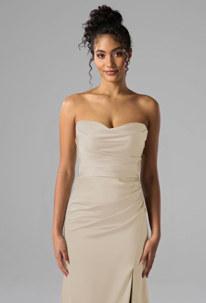 AW Terry Satin Charmeuse Bridesmaid Dresses image3