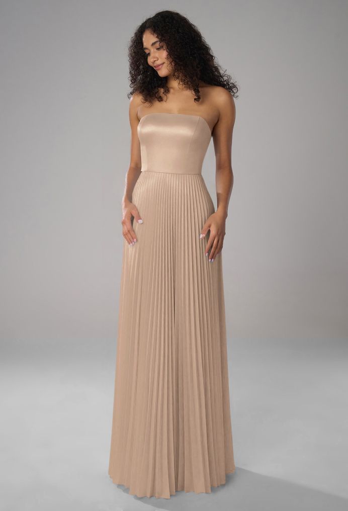 AW Hermione Satin Charmeuse Bridesmaid Dresses image3
