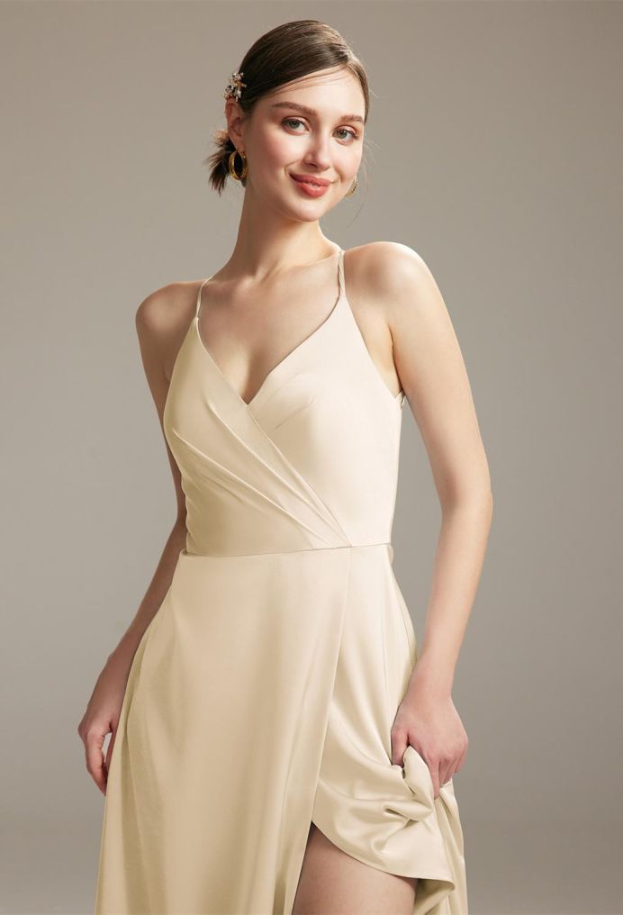 AW Adeliza Satin Charmeuse Bridesmaid Dresses image3