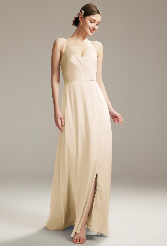 AW Adeliza Satin Charmeuse Bridesmaid Dresses image6
