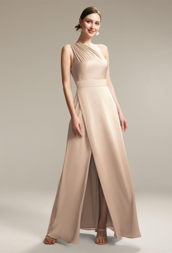 AW Elna Satin Charmeuse Bridesmaid Dresses image1