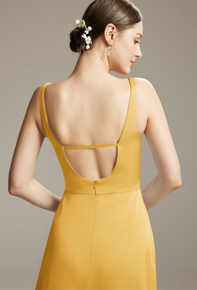 AW Eunice Satin Charmeuse Bridesmaid Dresses image4