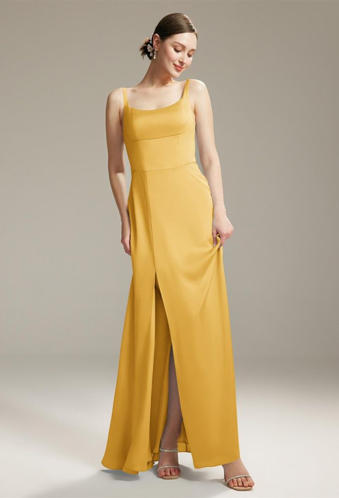 AW Eunice Satin Charmeuse Bridesmaid Dresses image6