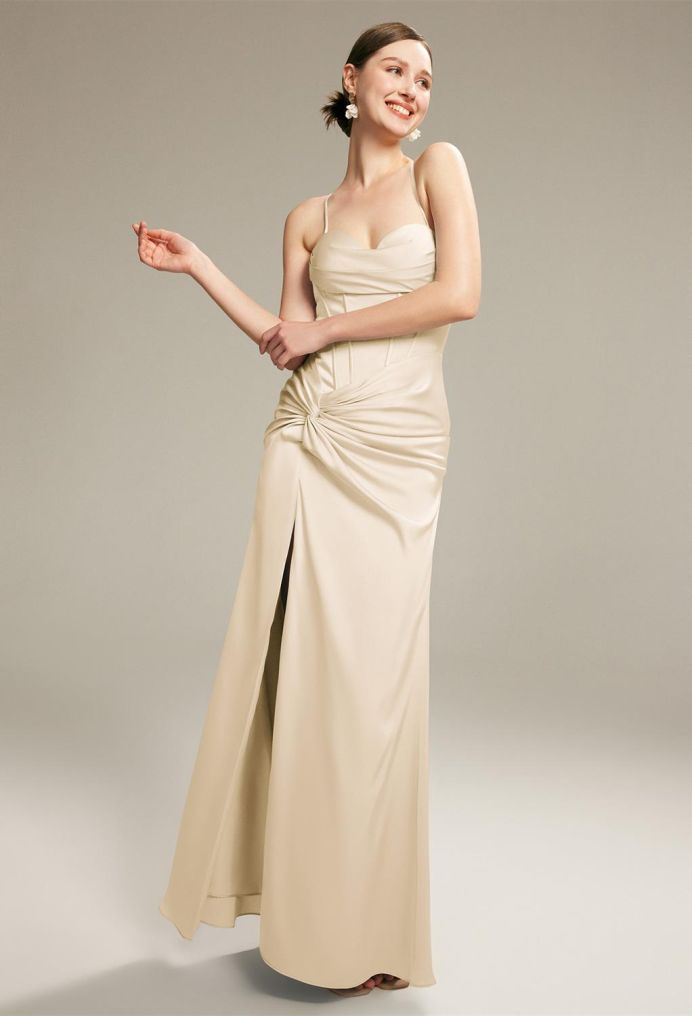 AW Fulcrum Satin Charmeuse Bridesmaid Dresses image6