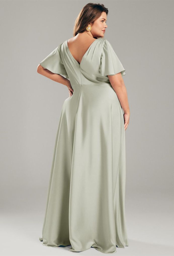 AW Furst Satin Charmeuse Bridesmaid Dresses image2