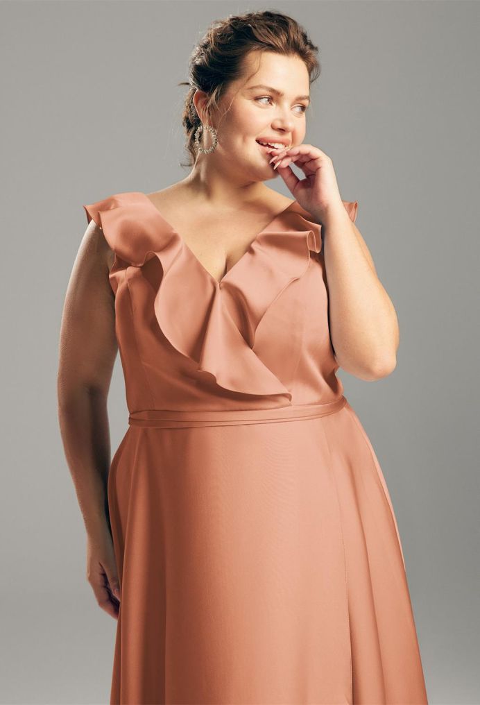 AW Isobel Satin Charmeuse Bridesmaid Dresses image4