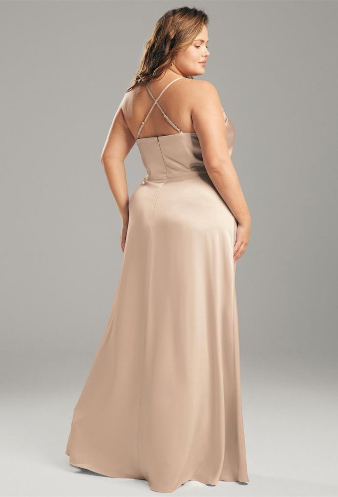 AW Kora Satin Charmeuse Bridesmaid Dresses image4
