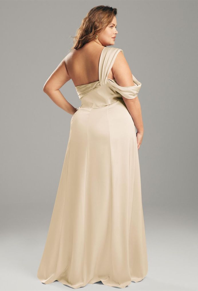 AW Lenora Satin Charmeuse Bridesmaid Dresses image2