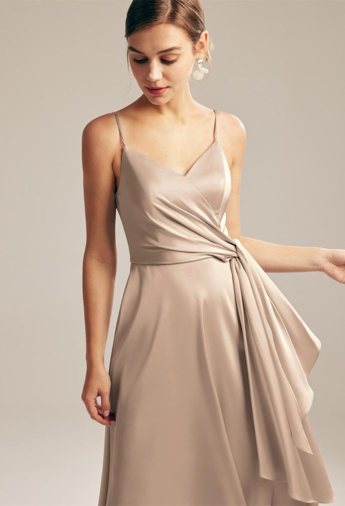 AW Marina Satin Charmeuse Bridesmaid Dresses image3