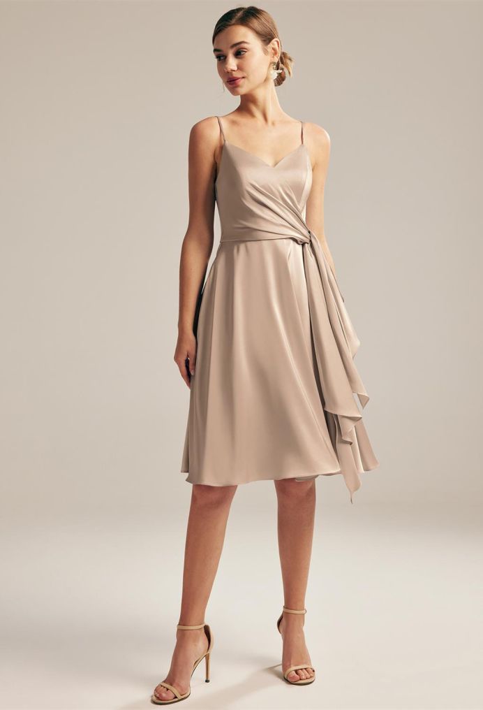 AW Marina Satin Charmeuse Bridesmaid Dresses image1