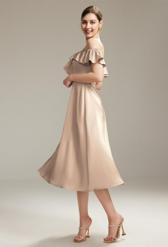 AW Marnie Satin Charmeuse Bridesmaid Dresses image5