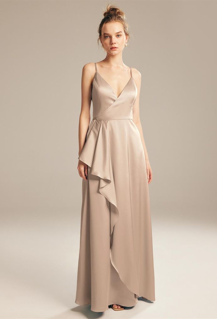 AW Meer Satin Charmeuse Bridesmaid Dresses image1