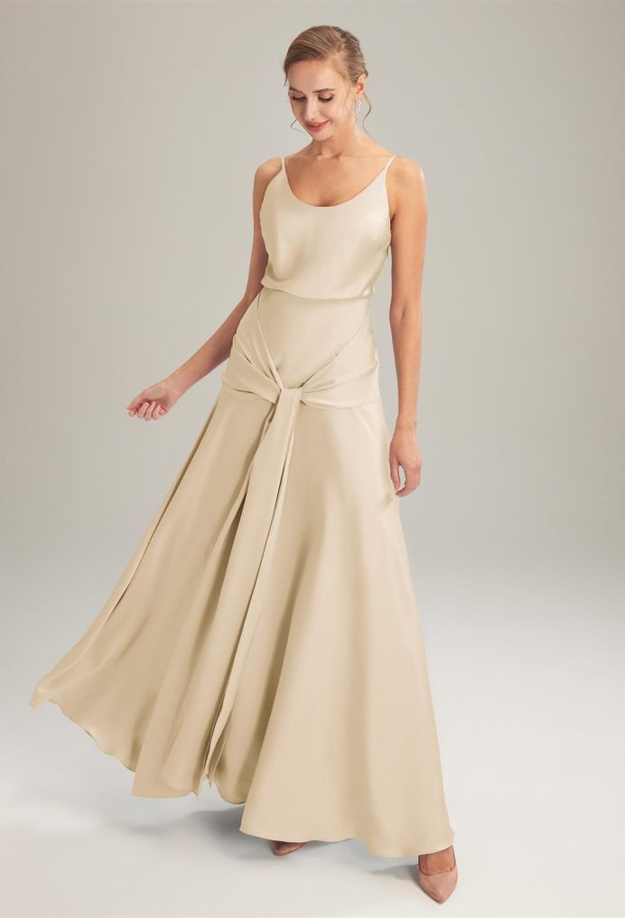 AW Nance Satin Charmeuse Bridesmaid Dresses image1