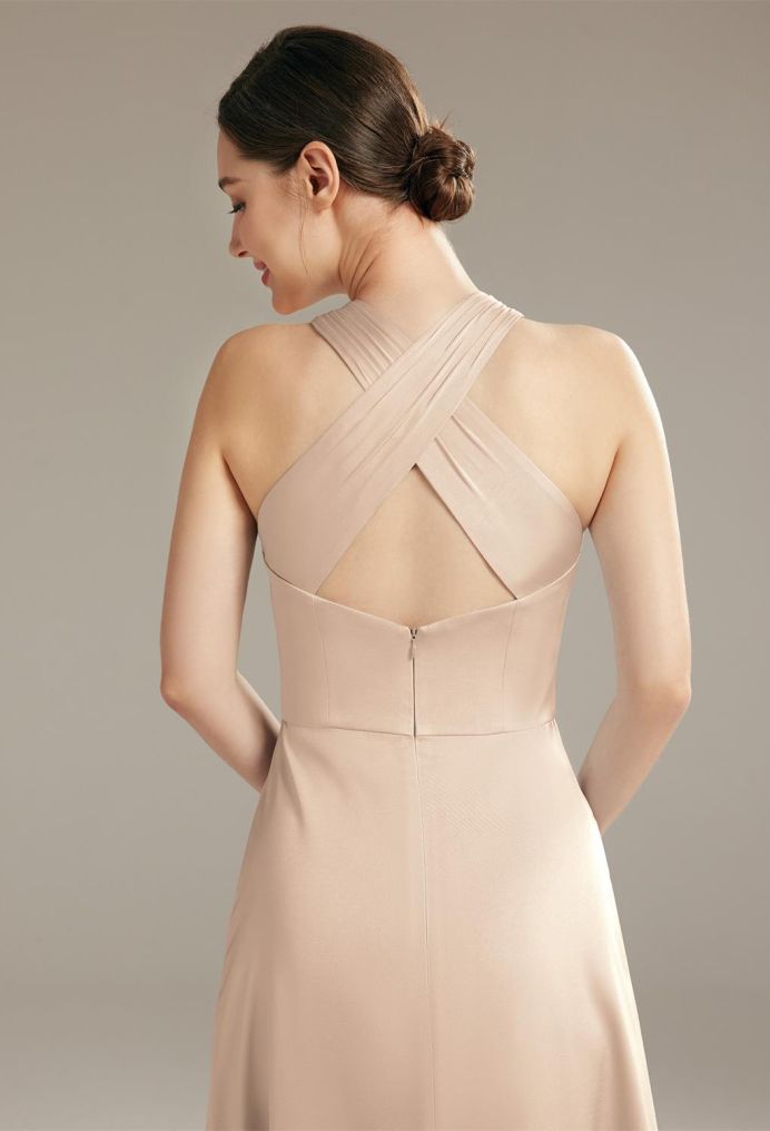 AW Oliva Satin Charmeuse Bridesmaid Dresses image4