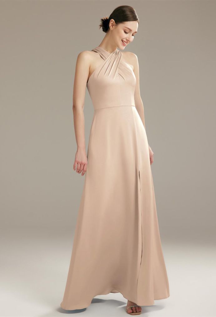 AW Oliva Satin Charmeuse Bridesmaid Dresses image5