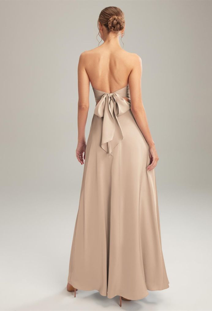 AW Pasque Satin Charmeuse Bridesmaid Dresses image2