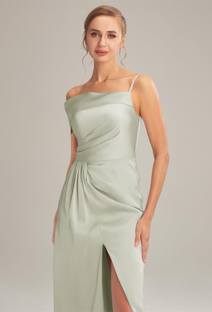 AW Pheme Satin Charmeuse Bridesmaid Dresses image2