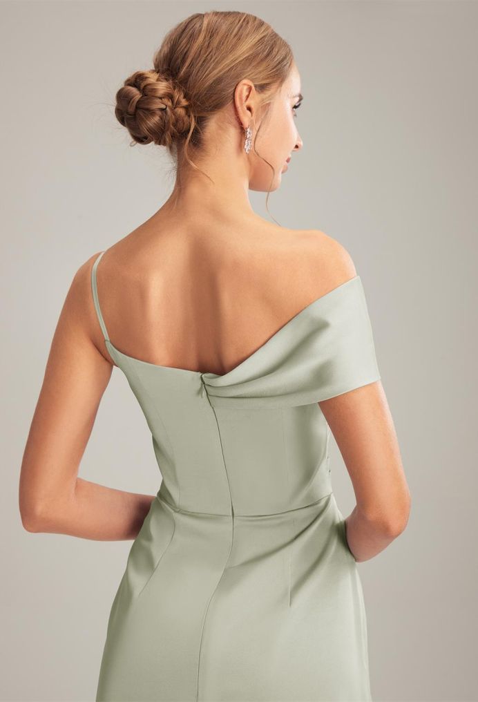 AW Pheme Satin Charmeuse Bridesmaid Dresses image3