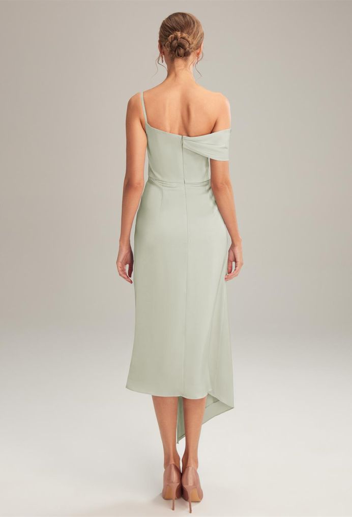AW Pheme Satin Charmeuse Bridesmaid Dresses image4