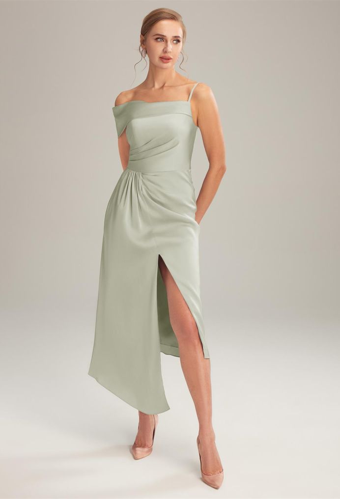 AW Pheme Satin Charmeuse Bridesmaid Dresses image1